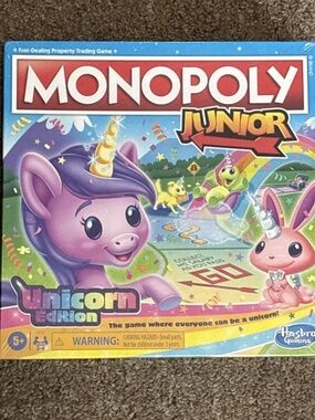 Junior Unicorn Edition Board Game - Fun Family Game for 2 to 4 Players
